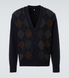 Rubinacci Argyle wool cardigan