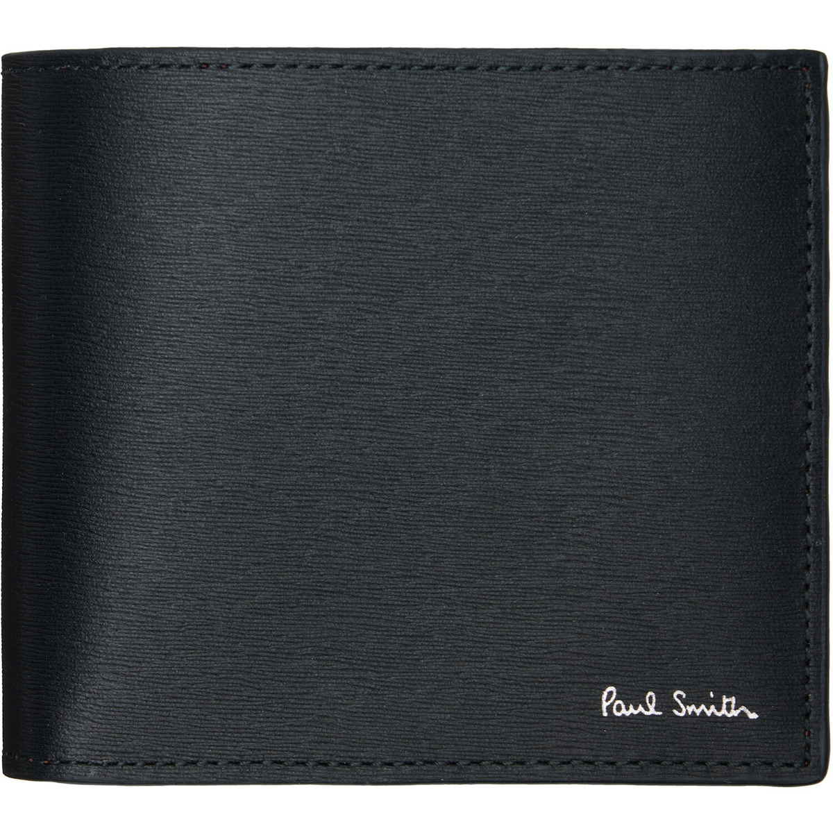 Paul Smith Black 'Artist Stripe' Interior Wallet