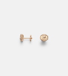 Messika My Twin 1+2 18kt rose gold earrings with diamonds