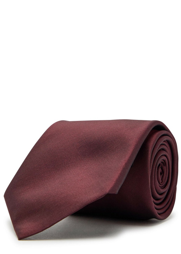 Photo: Saint Laurent Silk-taffeta tie Burgundy
