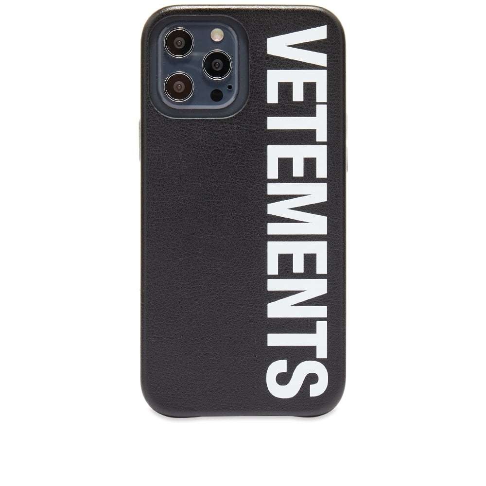Photo: VETEMENTS Big Logo iPhone 12 Pro Max Case