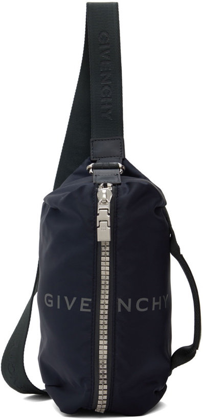 Photo: Givenchy Navy G-Zip Bum Pouch