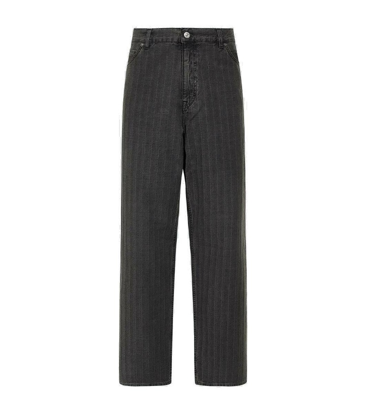 Photo: Our Legacy Vast Cut striped straight jeans