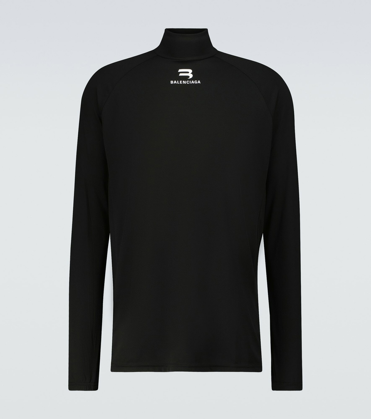 トップス Balenciaga Summer Polyester Jersey Black Balenciaga - Sporty B bike jersey top Balenciaga