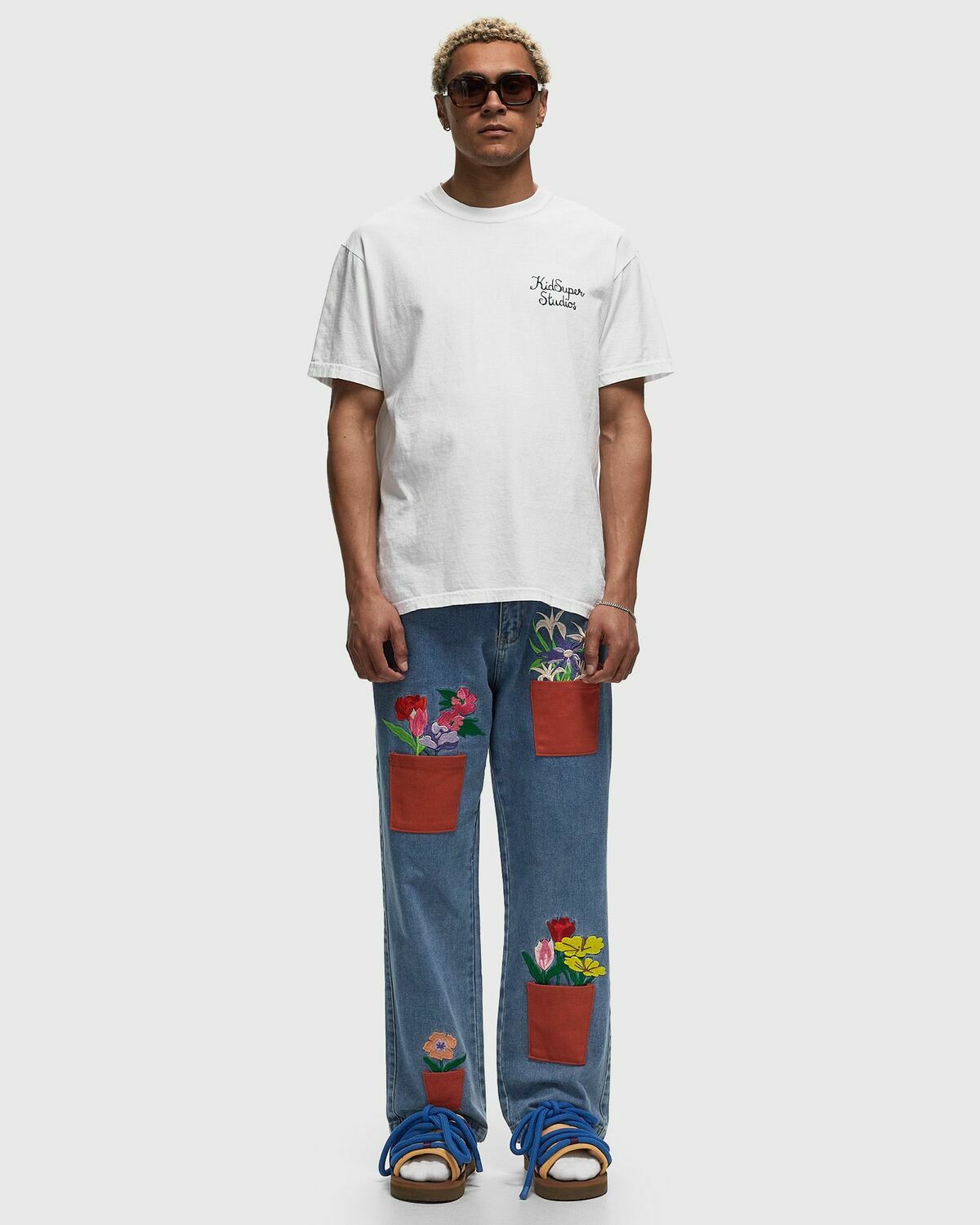Kid Super Studios Script Logo Tee White Shortsleeves
