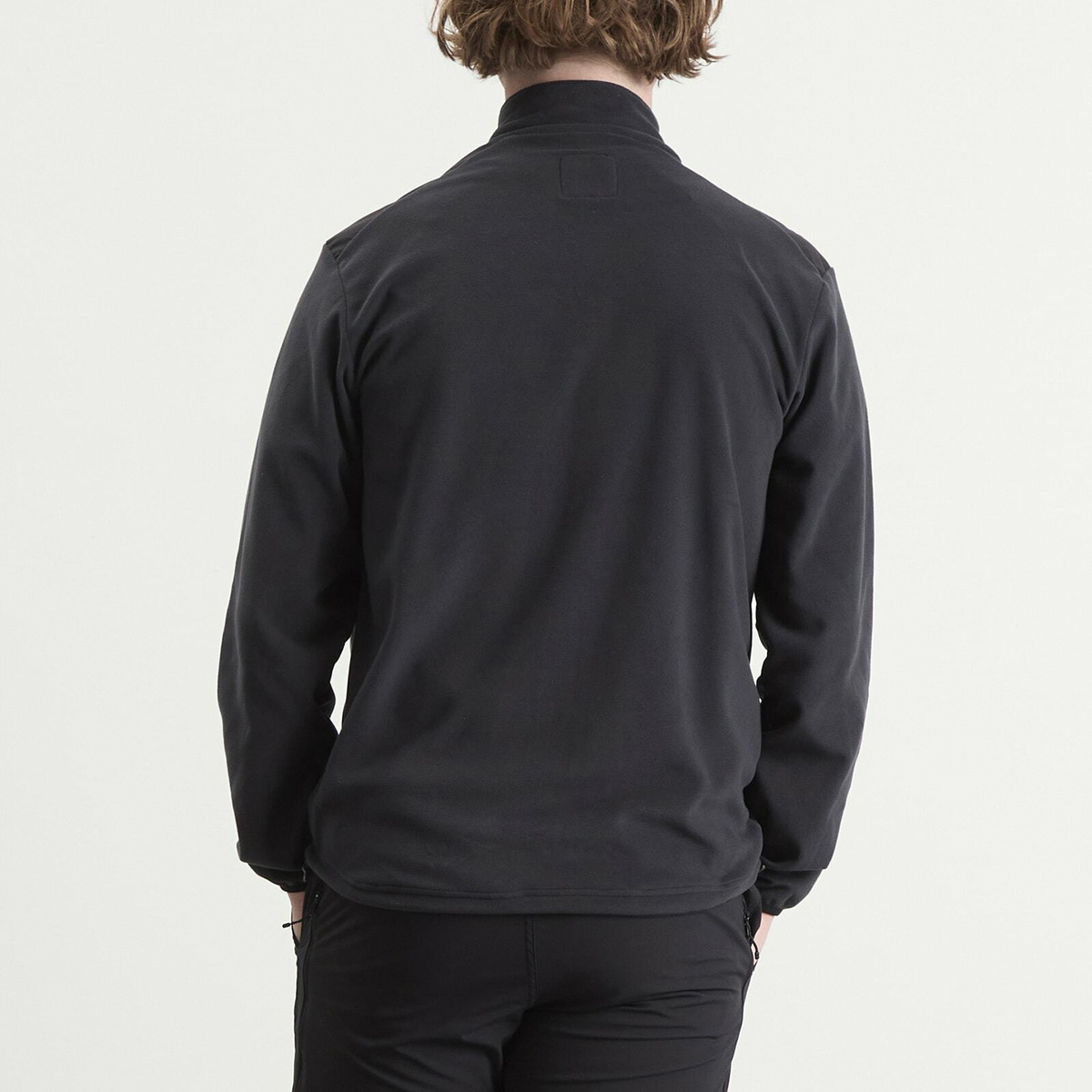 CAYL Men's Micro Fleece Jacket in Black