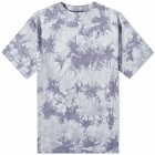 Purple Mountain Observatory Men's Tie Dye T-Shirt in Ice Tie Dye