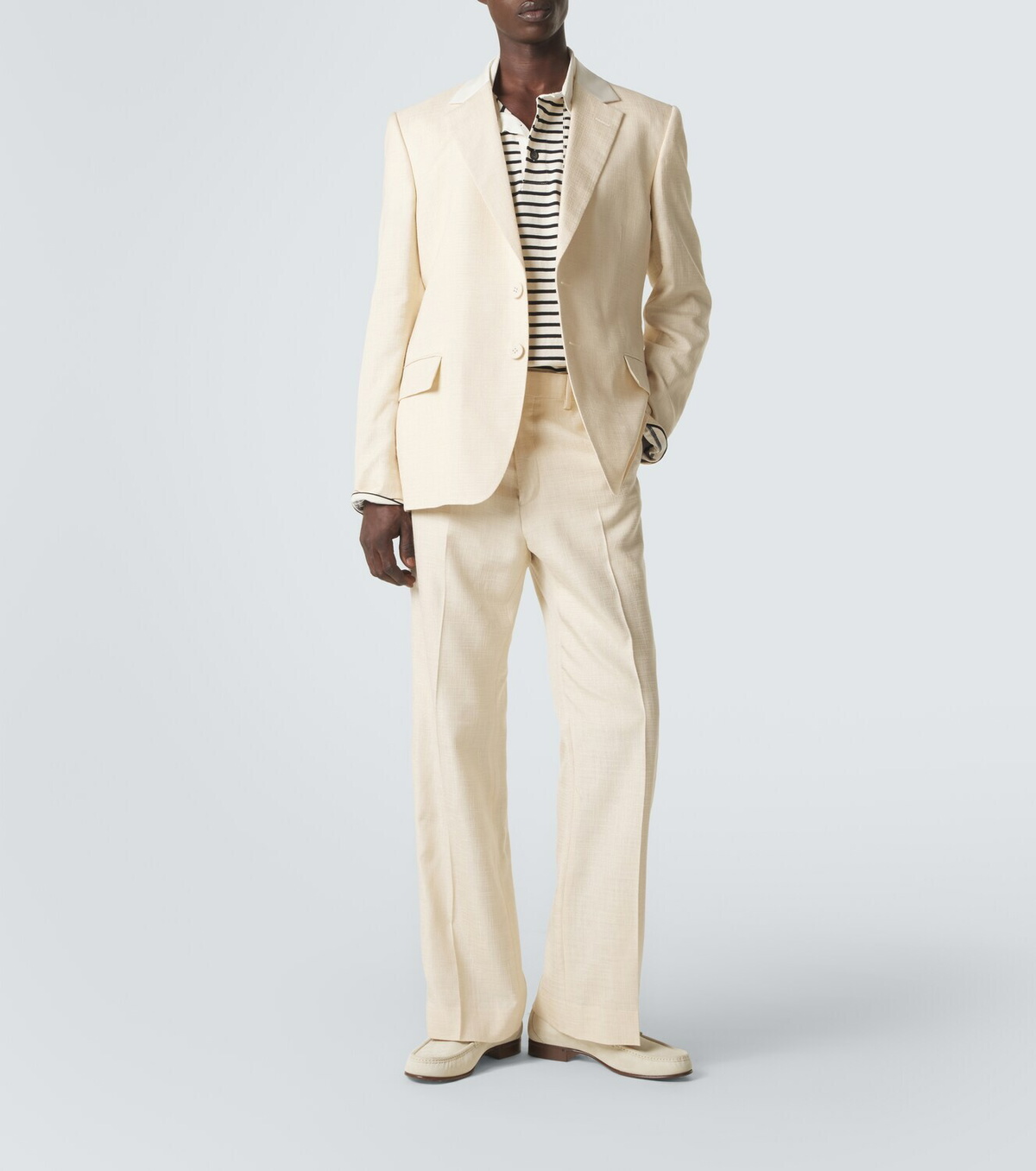 Wales Bonner Alto satin-trimmed blazer