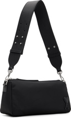 AMI Paris Black Nylon Marcel Bag