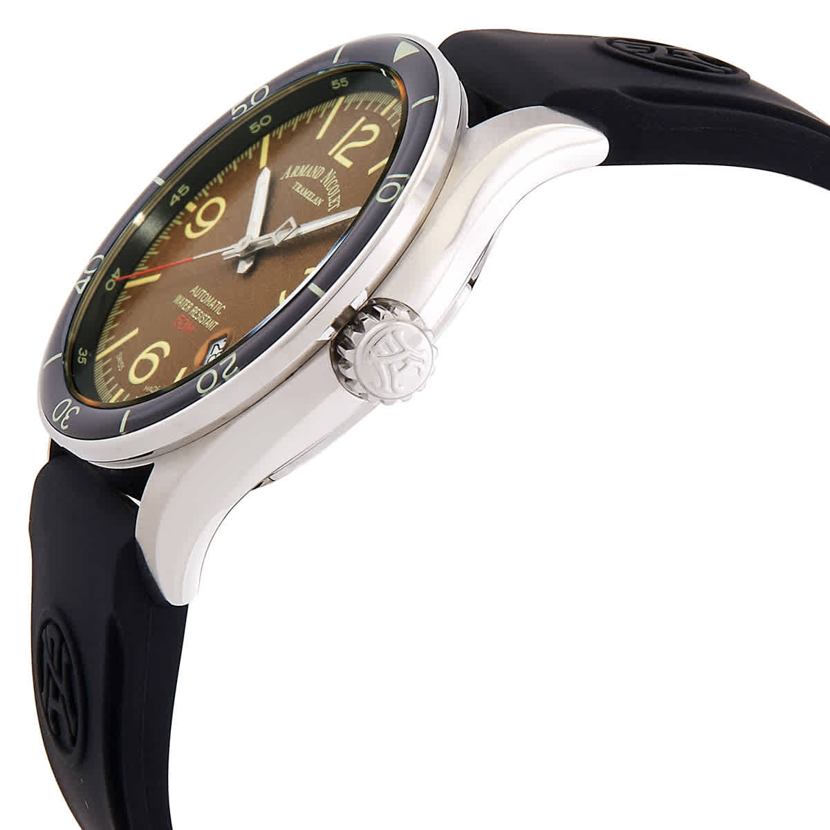 Armand Nicolet M2H Automatic Brown Dial Mens Watch A740HNA-MR-GG2710N