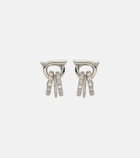 Ferragamo Gancini crystal-embellished earrings