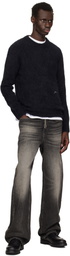 GANNI Black Knit Sweater