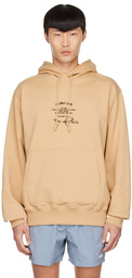 Helmut Lang Beige Cotton Hoodie