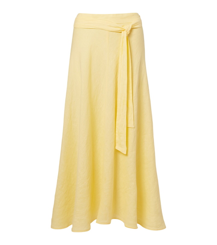 Photo: Velvet Malina linen midi skirt
