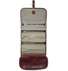 Brunello Cucinelli - Leather Hanging Wash Bag - Brown