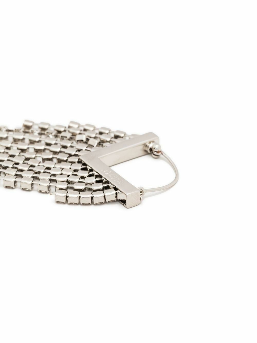 ISABEL MARANT Silver-Tone Melting Crystal Drop Earrings
