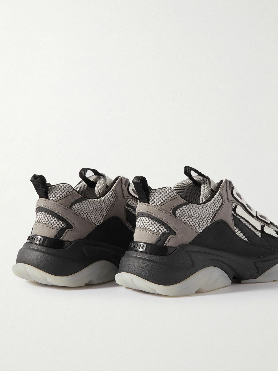 AMIRI ボーンランナー ブラック/ティール 快適さとモード感 AMIRI Bone Runner スニーカー | ブラック | FARFETCH JP