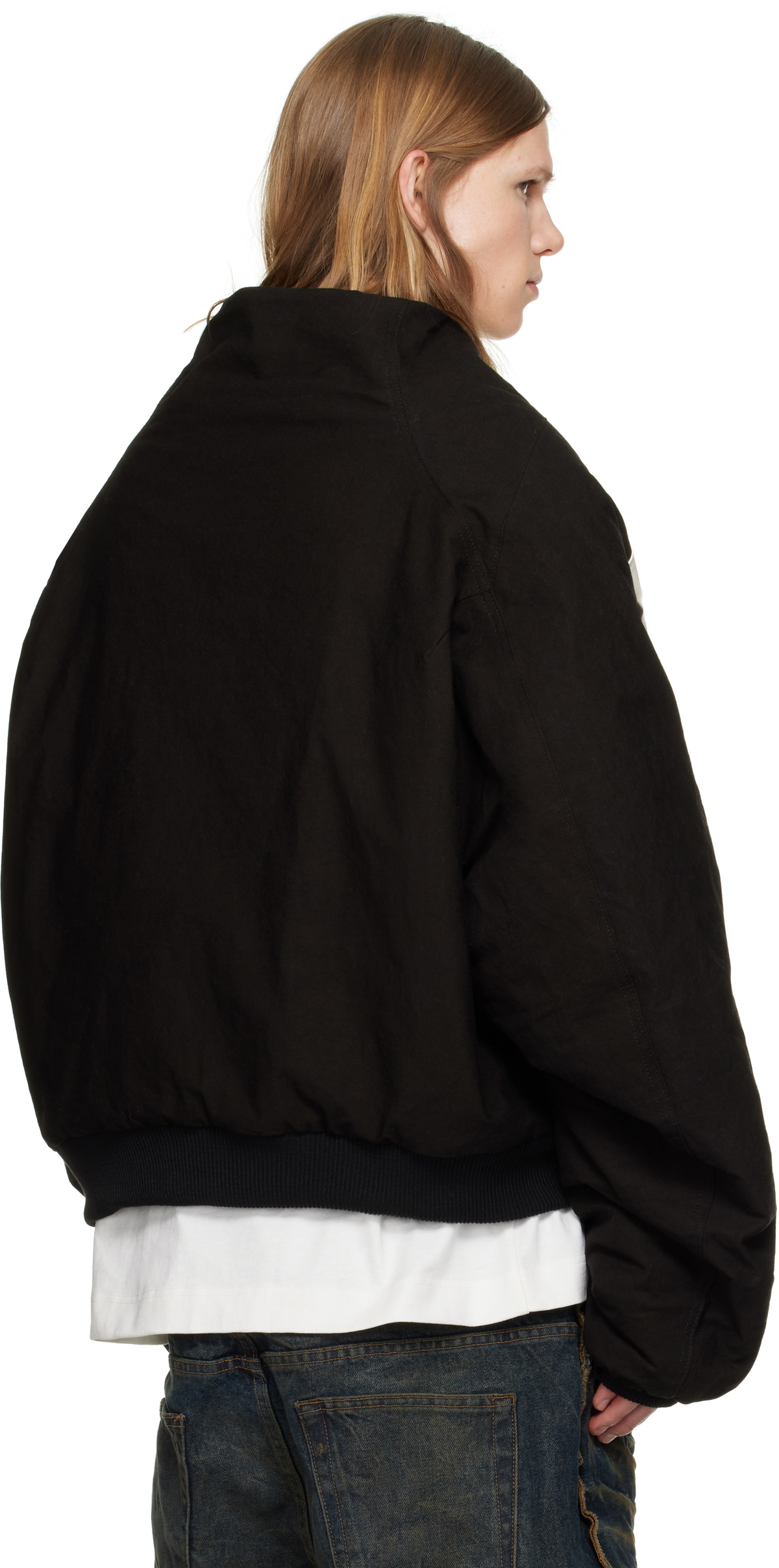 Rivington Roi Rebis Black Trappist Bomber Jacket