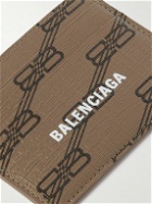 Balenciaga - Logo-Print Coated-Canvas Cardholder