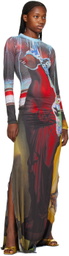 Feben Multicolor Scales Maxi Dress