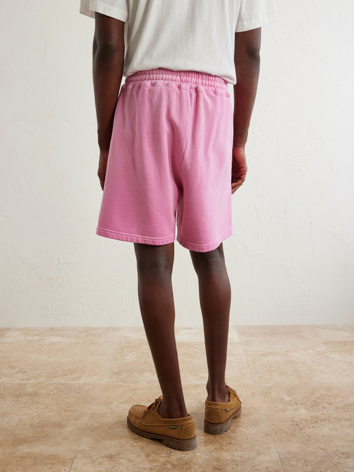 Cherry Los Angeles - Logo-Embroidered Cotton Shorts - Pink