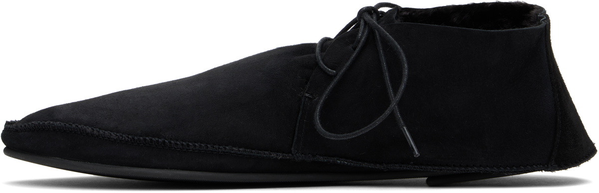 The Row Black Tyler Lace Up Derbys