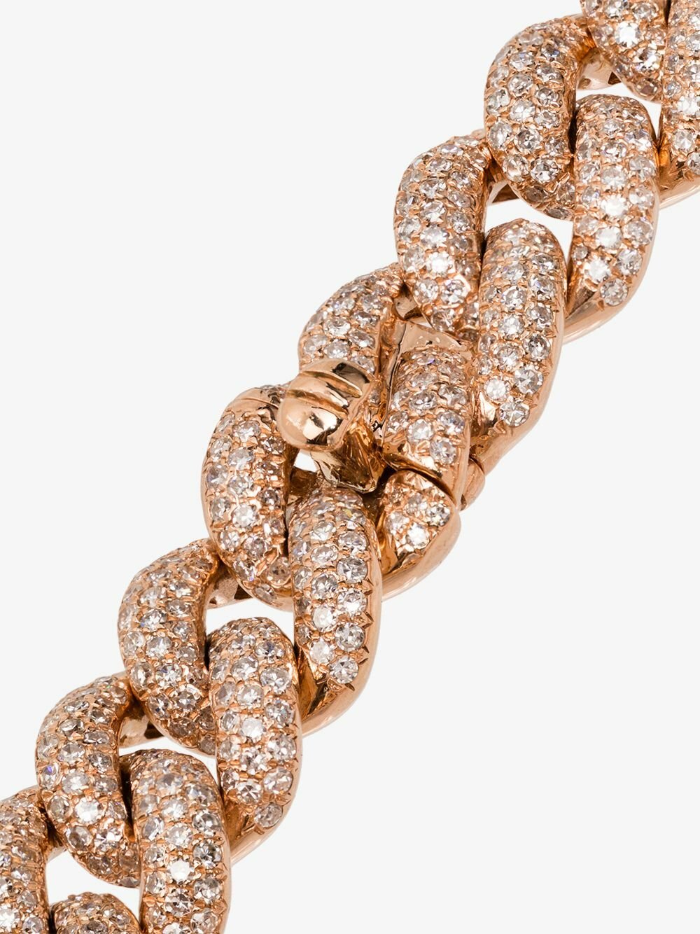 SHAY 18K Rose Gold Essential Link Diamond Bracelet