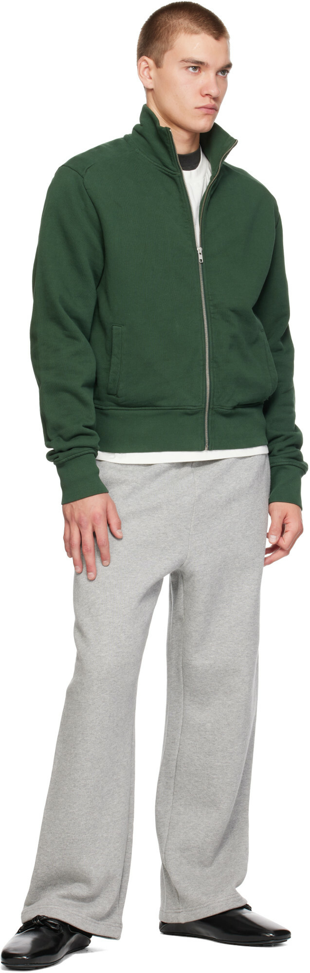 Entire Studios Green Standard Track Jacket