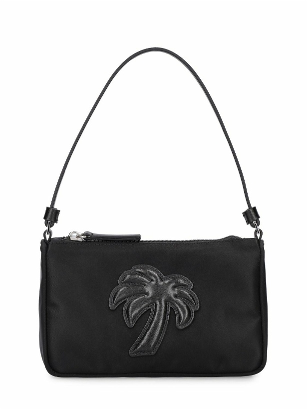 Photo: PALM ANGELS Big Palm Nylon Top Handle Bag