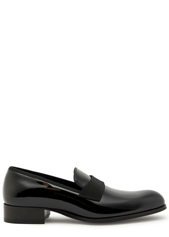 Photo: Tom Ford Edgar Patent Leather Evening Loafers Black