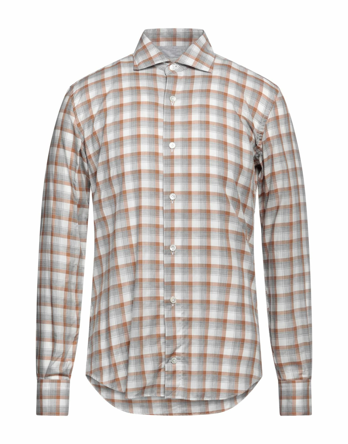 Eleventy Mens Shirt Camel