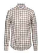 Eleventy Mens Shirt Camel