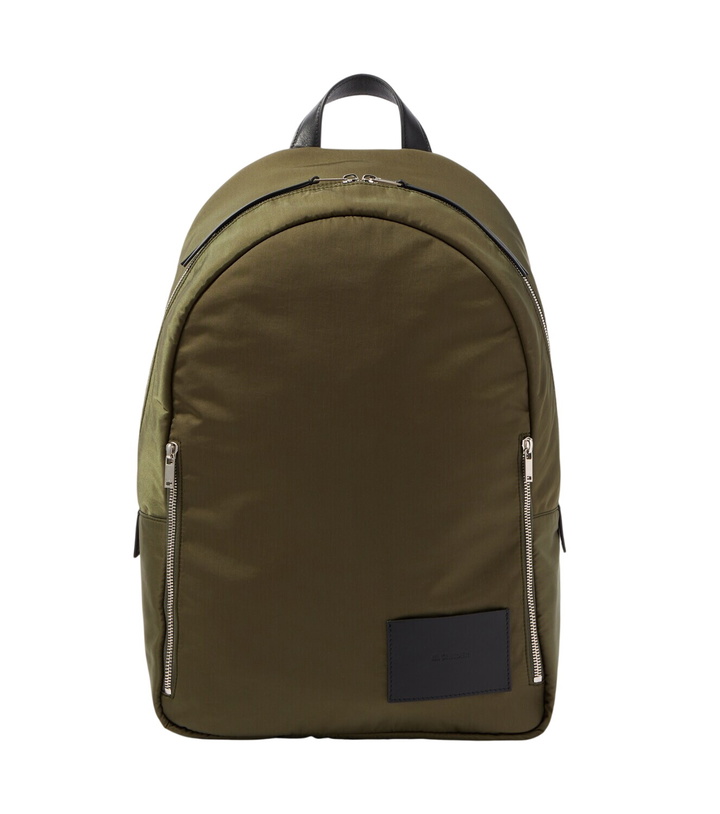 Photo: Jil Sander Leather-trimmed backpack