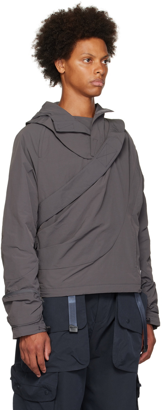 Archival Reinvent Gray Crossbag Jacket Archival Reinvent