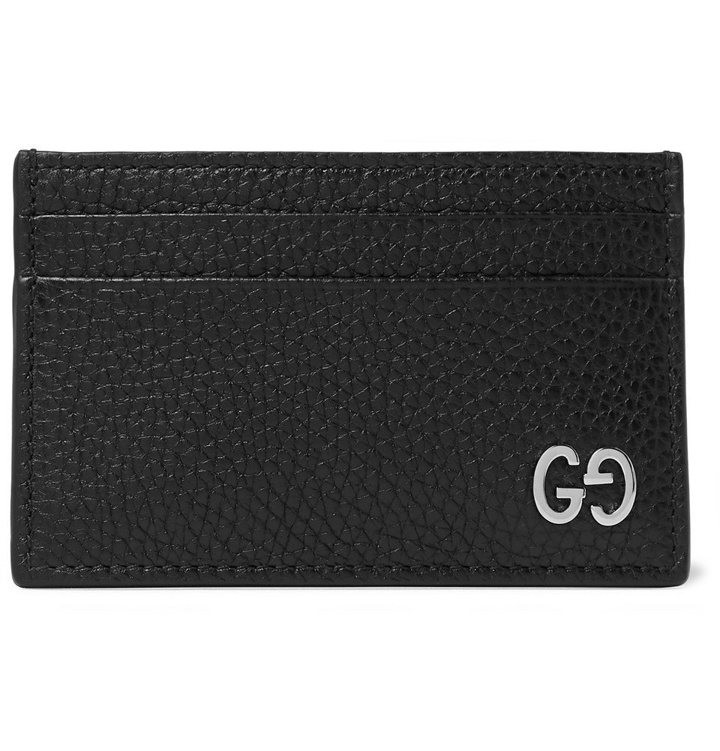 Photo: Gucci - Dorian Full-Grain Leather Cardholder - Men - Black