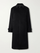 NN07 - Gibson 80040 Brushed Woven Wool-Blend Coat - Black