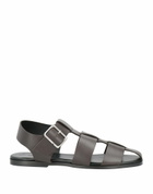 Aeyde Womens Sandals Dark in Brown