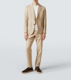 Zegna Triple Stitch suede espadrilles