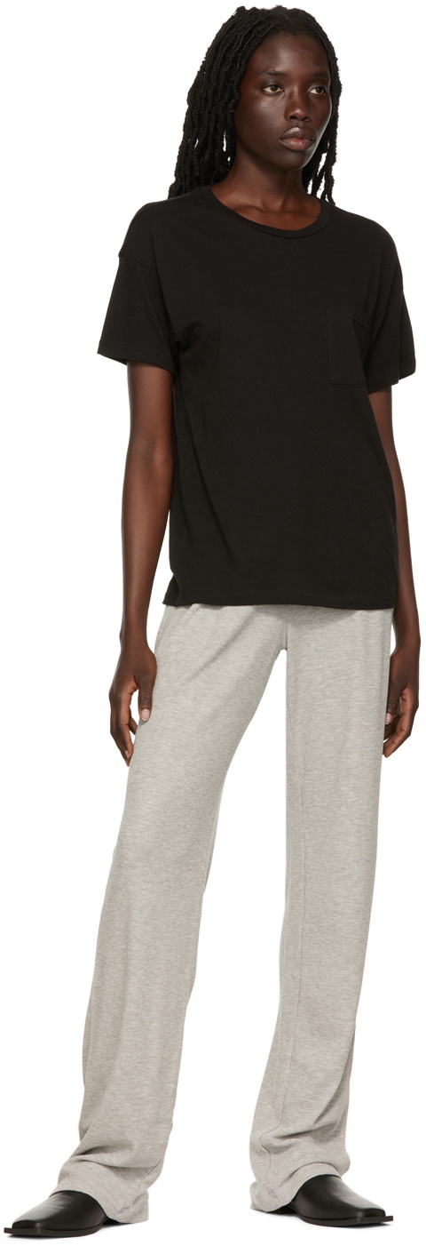 ÉTERNE Gray Thermal Lounge Pants