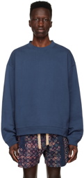 Karu Research Blue Cotton Sweater