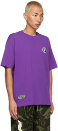 AAPE by A Bathing Ape Purple Patch T-Shirt