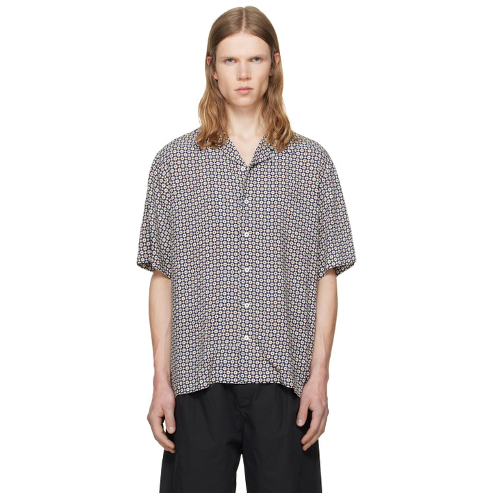 Photo: A.P.C. Navy & Red Bennet Shirt