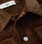 Séfr - Eric Cotton-Corduroy Shirt Jacket - Brown