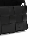 ST. Agni Women's Woven Envelope Slim Tote in Black 