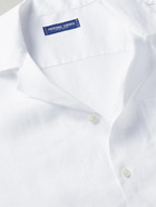 Frescobol Carioca - Angelo Camp-Collar Linen Shirt - White