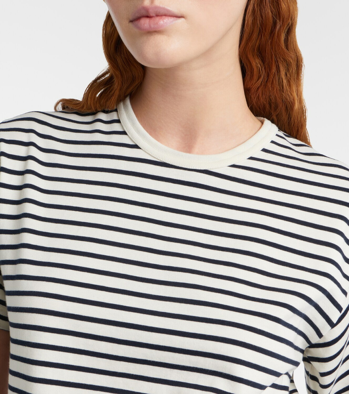JW Anderson Striped cotton jersey T-shirt