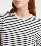JW Anderson Striped cotton jersey T-shirt