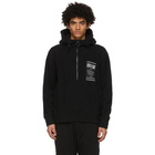 Versace Jeans Couture Black Warranty Half-Zip Hoodie