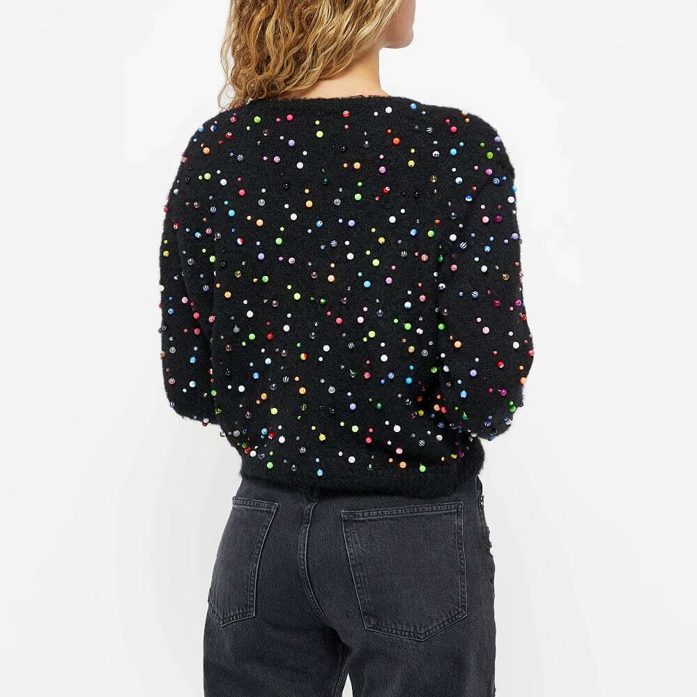 Ashley Williams Women's All Over Piercing Casper Cardigan in Black