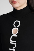 Courrèges Knitwear In Black Viscose